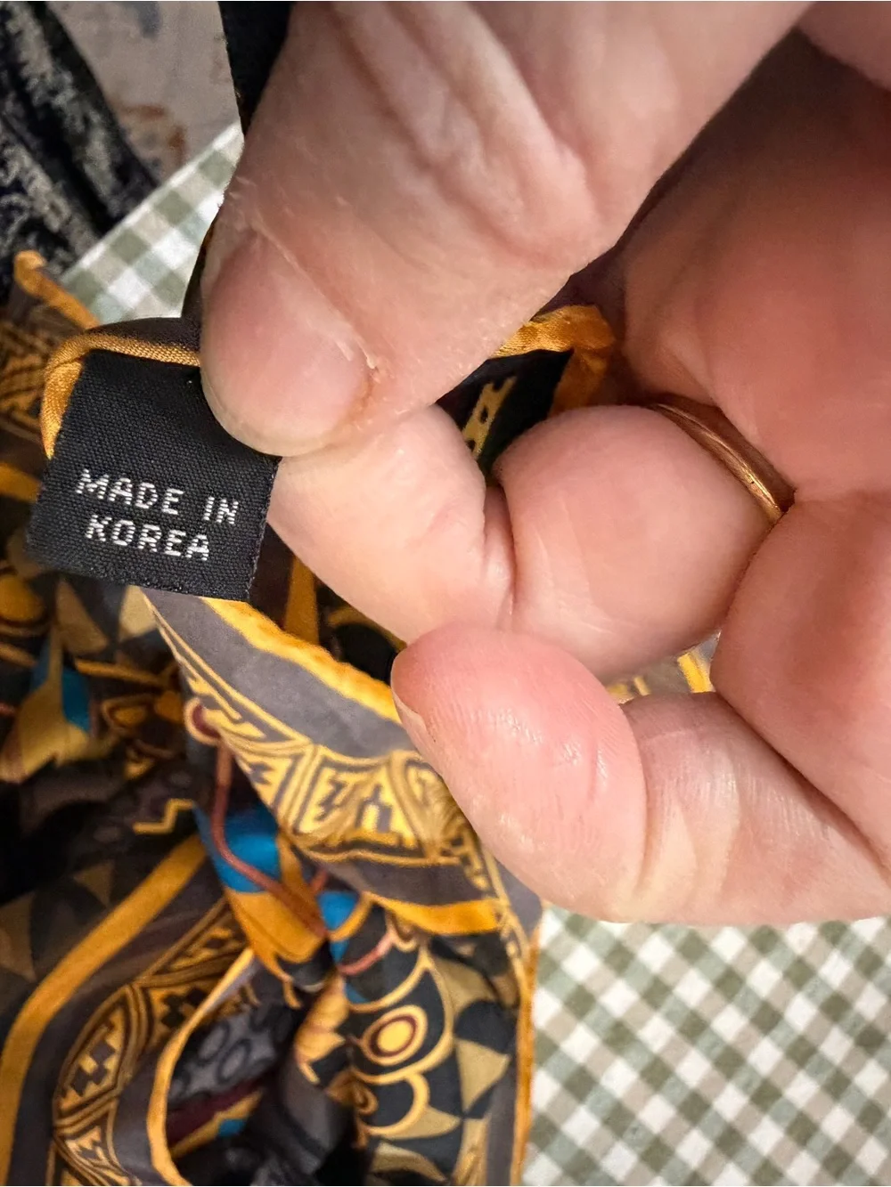 custom edition silk scarf